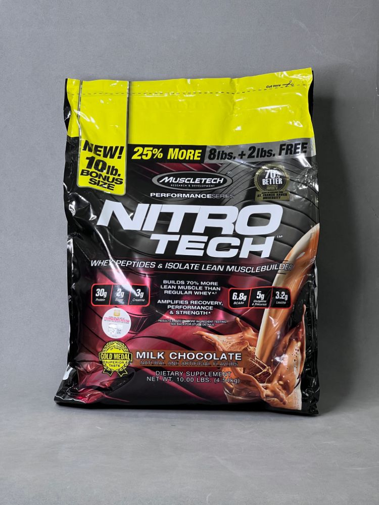 پروتئین نیتروتک ماسل تک | NITRO-TECH MuscleTech ۱۰lbs - سم۷شاپ - sam۷shop