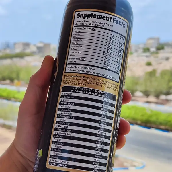 آمینو آنابولیک FUEL برند کوین لورون | Anabolic Amino Fuel 1000ml-سم7شاپ-sam7shop