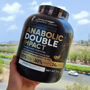 پروتئین وی آنابولیک کوین لورون | KEVIN LEVRONE ANABOLIC DOUBLE IMPACT-سم7شاپ-sam7shop