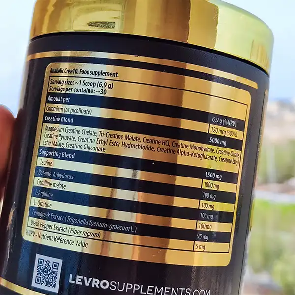 کراتین ترکیبی کوین لورون | Kevin Levrone Anabolic Crea 10-سم7شاپ-sam7shop