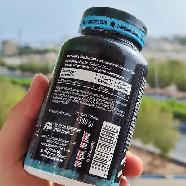 آرژنین 1000 اسکال لبز - SKULL LABS L-Arginine 1000-سم7شاپ-sam7shop