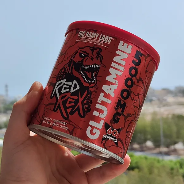 گلوتامین برند بیگ رامی | RED REX GLUTAMINE 5000MG UNFLAVORED-سم7شاپ-sam7shop