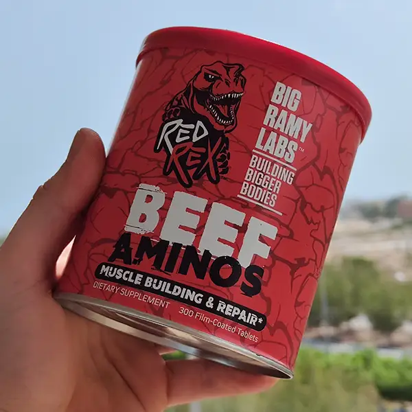 آمینو بیف برند بیگ رامی | Big Ramy Labs Red Rex Beef Aminos-سم7شاپ-sam7shop