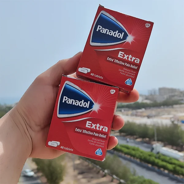 قرص پانادول اکسترا قرمز 48 عددی - PANADOL EXTRA 48 TAB-سم7شاپ-sam7shop