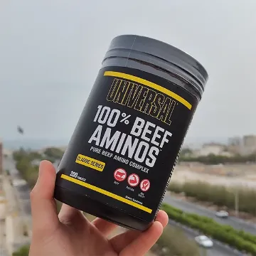 آمینو بیف یونیورسال | UNIVERSAL NUTRITION BEEF AMINOS 100%-سم7شاپ-sam7shop