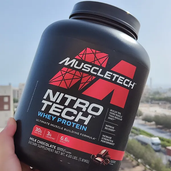 پروتئین نیتروتک ماسل تک |  NITRO-TECH MuscleTech 4lbs-سم7شاپ-sam7shop.ir