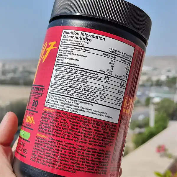 بی سی ای ای 9.7 موتانت پودری | Mutant BCAA 9.7- سم سون شاپ- sam7shop.ir