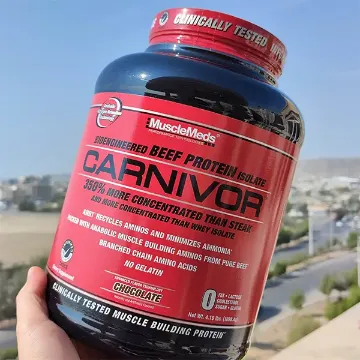 پروتئین بیف ایزوله کارنیور ماسل مدز | MuscleMeds Carnivor Beef Protein Isolate- سم سون شاپ- sam7shop.ir