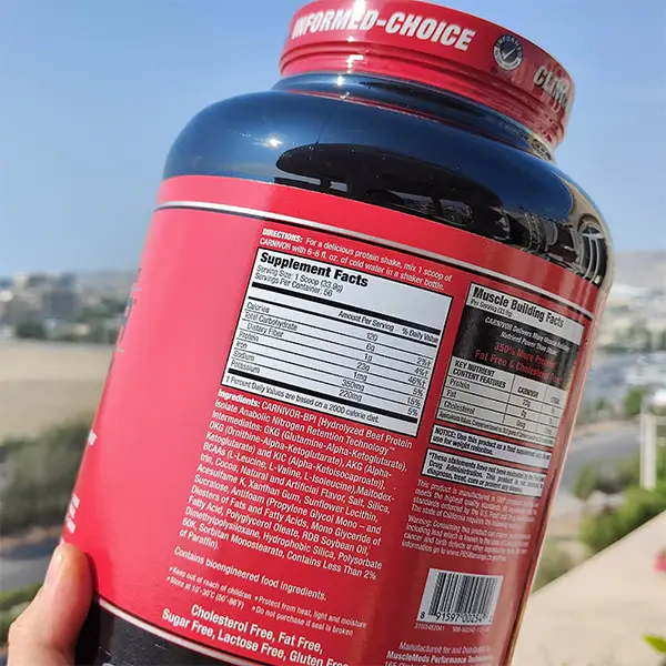 پروتئین بیف ایزوله کارنیور ماسل مدز | MuscleMeds Carnivor Beef Protein Isolate- سم سون شاپ- sam7shop.ir