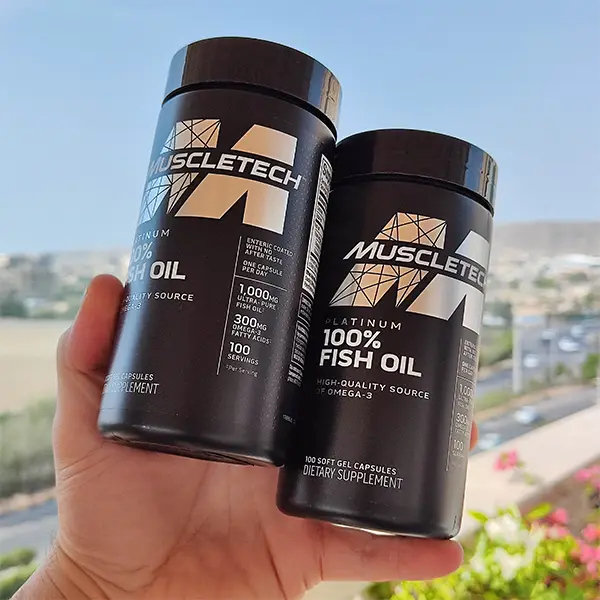 امگا 3 پلاتینیوم ماسل تک  | Muscletech Platinum 100% Omega Fish Oil- سم سون شاپ- sam7shop