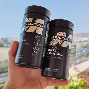 امگا 3 پلاتینیوم ماسل تک  | Muscletech Platinum 100% Omega Fish Oil- سم سون شاپ- sam7shop