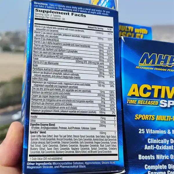 مولتی ویتامین اکتیو اسپرت ام اچ پی | MHP Activite Sport Multi Vitamin- سم سون شاپ- sam7shop.ir