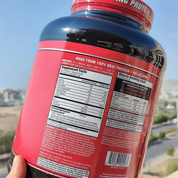 پروتئین بیف ایزوله کارنیور شرد ماسل مدز | Musclemeds Carnivor Shred Beef Protein 4lbs- سم سون شاپ- sam7shop.ir