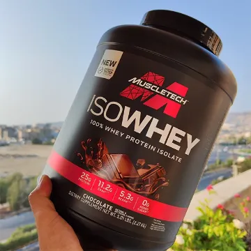 پروتئین وی ایزوله طرح جدید ماسل تک | MuscleTech ISOWhey- سم سون شاپ- sam7shop.ir