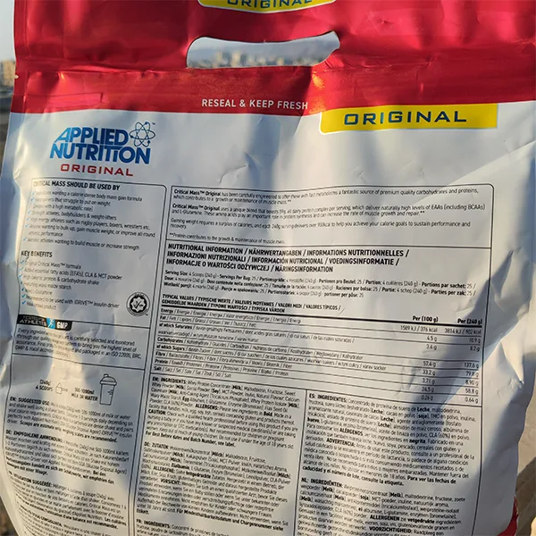 کریتیکال مس اورجینال اپلاید نوتریشن | applied nutrition critical mass 6kg-سم7شاپ-sam7shop