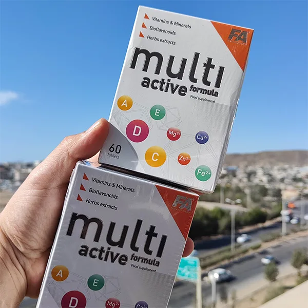 مولتی ویتامین اکتیو فا نوتریشن | FA Nutrition Multi Active Formula 60 tab- سم سون شاپ- sam7shop.ir