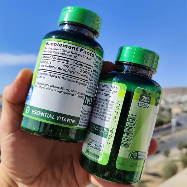 ویتامین E 450 MG نیچرز تروس آمریکا | Nature's Truth HIGH POTENCY VITAMIN E 450 MG- سم سون شاپ- sam7shop.ir