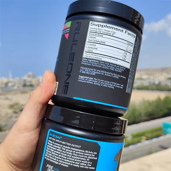 بی سی ای ای پودری رول وان | RULE 1 BCAA 30 SERV- سم سون شاپ- sam7shop.ir