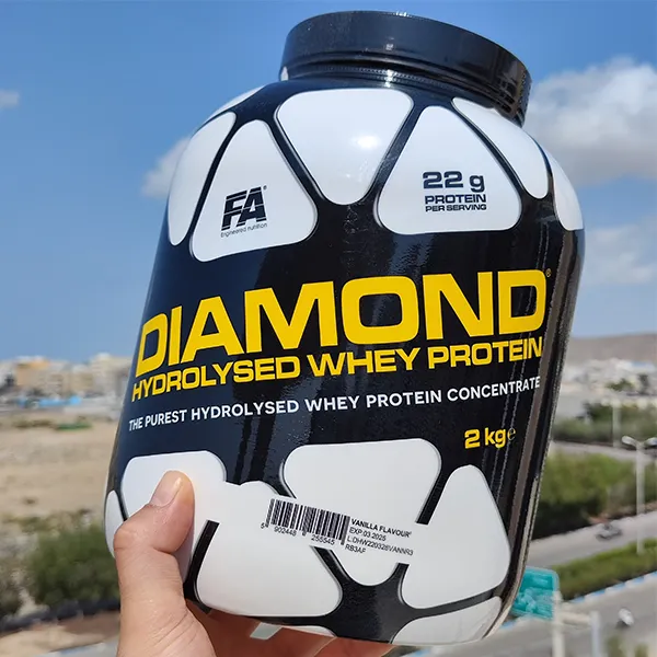 پروتئین وی هیدرولیزه دیاموند فا | FA Diamond Hydrolysed Whey Protein 2kg- سم سون شاپ-sam7shop.ir