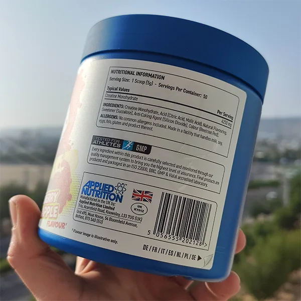 کراتین مونوهیدرات طعم دار اپلاید | Applied Nutrition Creatine Monohydrate-سم7شاپ-Sam7shop