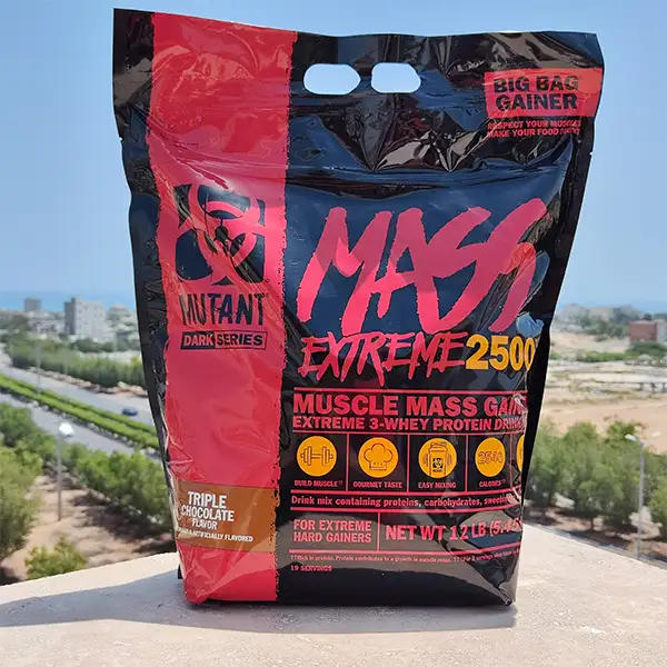 گینر مس اکستریم ۲۵۰۰ موتانت ۵۴۵۰ گرم | Mutant Mass Extreme 2500 Gainer 12lb-سم7شاپ-sam7shop.ir